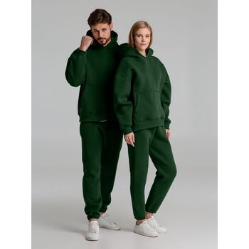 Худи Kulonga Oversize, темно-зеленое, размер 3XL/4XL