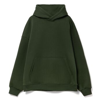 Худи Kulonga Oversize, темно-зеленый хаки, размер XS/S