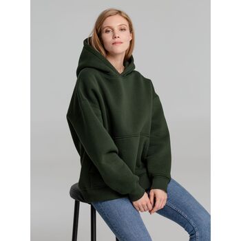 Худи Kulonga Oversize, темно-зеленый хаки, размер XS/S