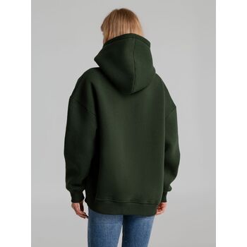 Худи Kulonga Oversize, темно-зеленый хаки, размер XS/S