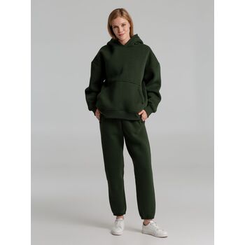 Худи Kulonga Oversize, темно-зеленый хаки, размер XS/S