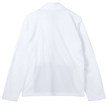 Куртка флисовая унисекс Manakin, белая, размер XS/S