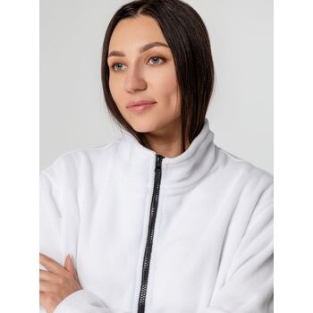 Куртка флисовая унисекс Manakin, белая, размер XS/S