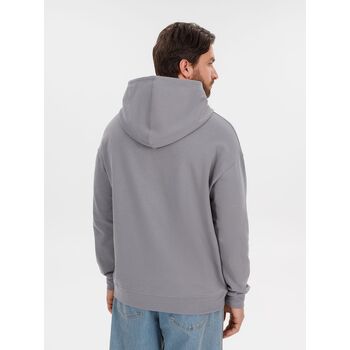 Худи оверсайз унисекс Outshine, серое, размер M/L