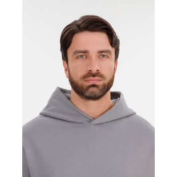 Худи оверсайз унисекс Outshine, серое, размер XL/2XL