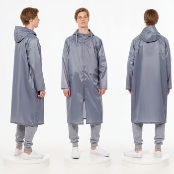 Дождевик R2, серый, размер M/L