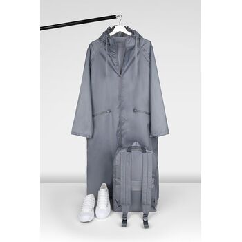 Дождевик R2, серый, размер M/L