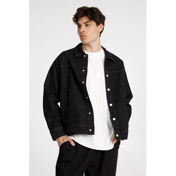 Куртка джинсовая O1, черная, размер 3XL/4XL