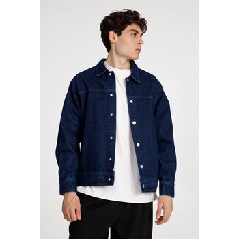 Куртка джинсовая O1, темно-синяя, размер 3XL/4XL