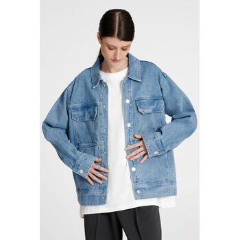 Куртка джинсовая O2, голубая, размер XL/XXL