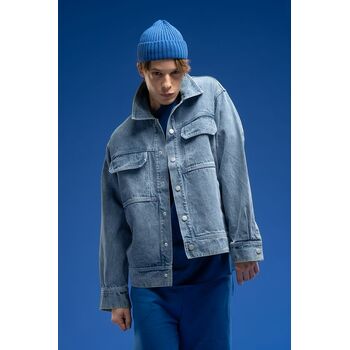 Куртка джинсовая O2, голубая, размер XL/XXL