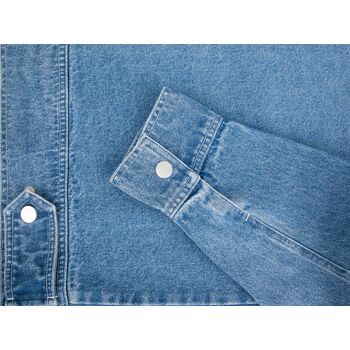 Куртка джинсовая O2, голубая, размер 3XL/4XL