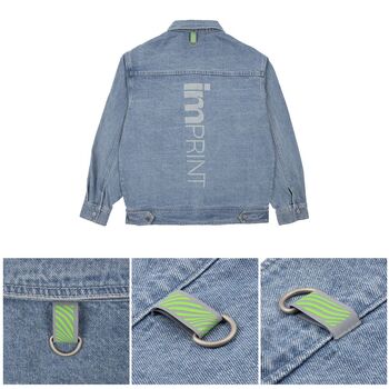 Куртка джинсовая O2, голубая, размер 3XL/4XL