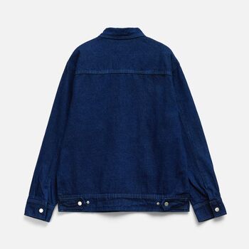 Куртка джинсовая O2, темно-синяя, размер 3XL/4XL