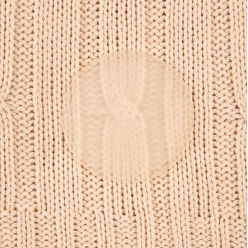 Лейбл из ПВХ Dzeta Round, L, прозрачный
