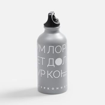 Бутылка для воды Funrun 400, серая