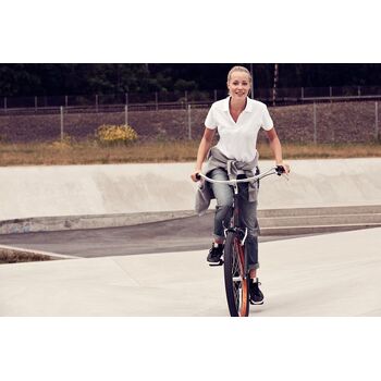 Рубашка поло женская Surf Lady зеленое яблоко, размер XL