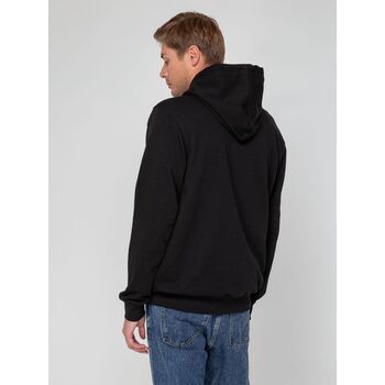 Худи унисекс с карманом на груди Chest Pocket, черное, размер M/L