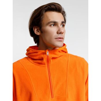 Анорак флисовый унисекс Fliska, оранжевый, размер XL/XXL