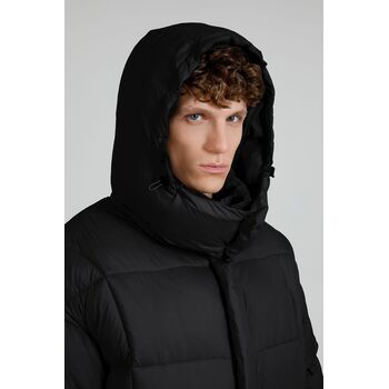 Пуховик унисекс Kapsula, черный, размер ХS/S