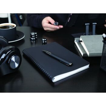 Ручка шариковая Kugel Gunmetal, белая