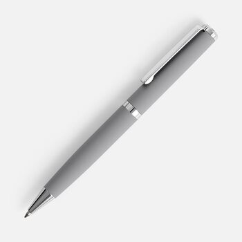 Ручка шариковая Inkish Chrome в футляре, серая