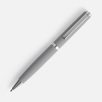 Ручка шариковая Inkish Chrome в футляре, серая