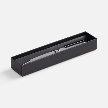 Ручка шариковая Inkish Chrome в футляре, серая