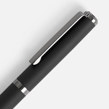 Ручка шариковая Inkish Gunmetal в футляре, черная