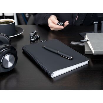 Ручка шариковая Inkish Gunmetal в футляре, синяя