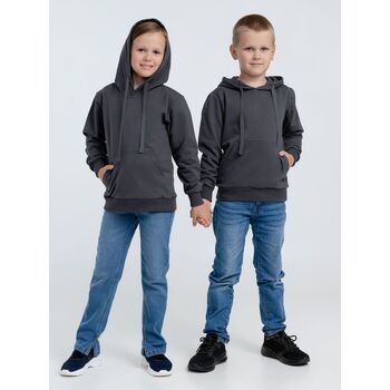 Худи детское Kirenga Kids 2.0, темно-серое (графит), 14 лет