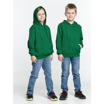 Худи детское Kirenga Kids 2.0, зеленое, 14 лет