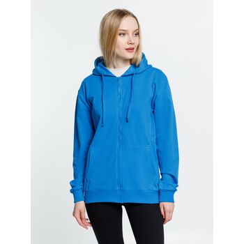 Толстовка на молнии с капюшоном Siverga 2.0, бирюзовая, размер XS