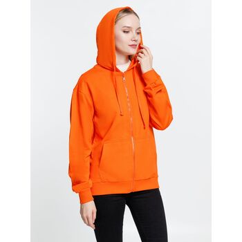 Толстовка на молнии с капюшоном Siverga 2.0, оранжевая, размер XXL