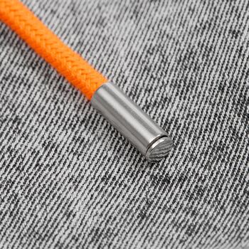 Наконечник для шнурка Nozzle, серебристый (хром)
