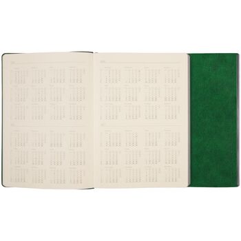 Ежедневник Petrus Flap, недатированный, зеленый