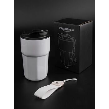 Термостакан Freshbrew, белый