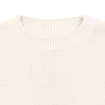 Джемпер оверсайз унисекс Stated в сумке, белый (молочный), размер L/XL
