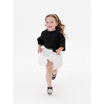 Футболка детская оверсайз Teezer, черная, 8 лет