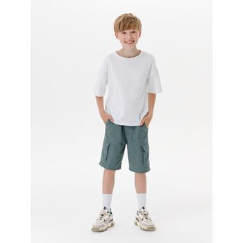 Футболка детская оверсайз Teezer, белая, 6 лет