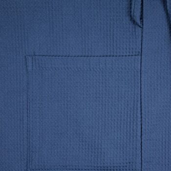 Халат вафельный Kimono, темно-синий, размер XL/XXL