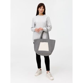 Шопер Shophop, серый с неокрашенным