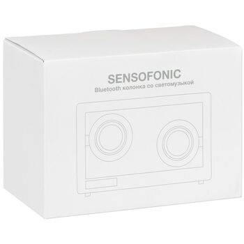 Bluetooth-колонка со светомузыкой Sensofonic, черная