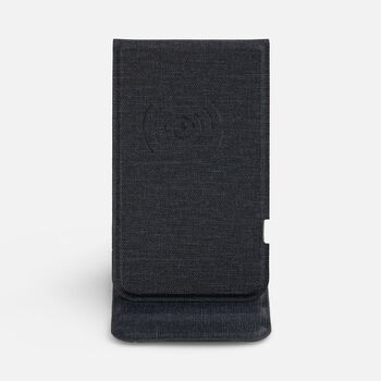 Подставка для смартфона с беспроводной зарядкой Kickstand, серая