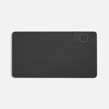 Складной стол для ноутбука с беспроводной зарядкой Kickstand Table, серый