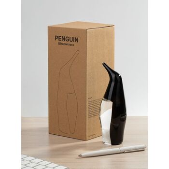 Штормгласс Penguin, черный