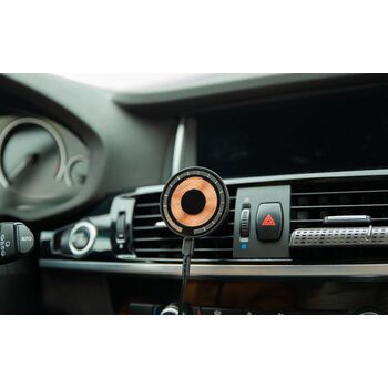 Держатель для смартфона Cooper Auto Wireless с беспроводной зарядкой, черный