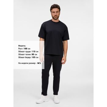 Футболка из бифлекса Morfiss, черная, размер XL/XXL