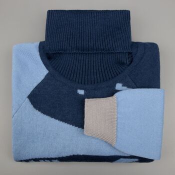 Свитер на заказ Tricksy Net Reglan, полушерсть, размер XXL