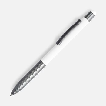 Ручка шариковая Digit Soft Touch со стилусом, белая